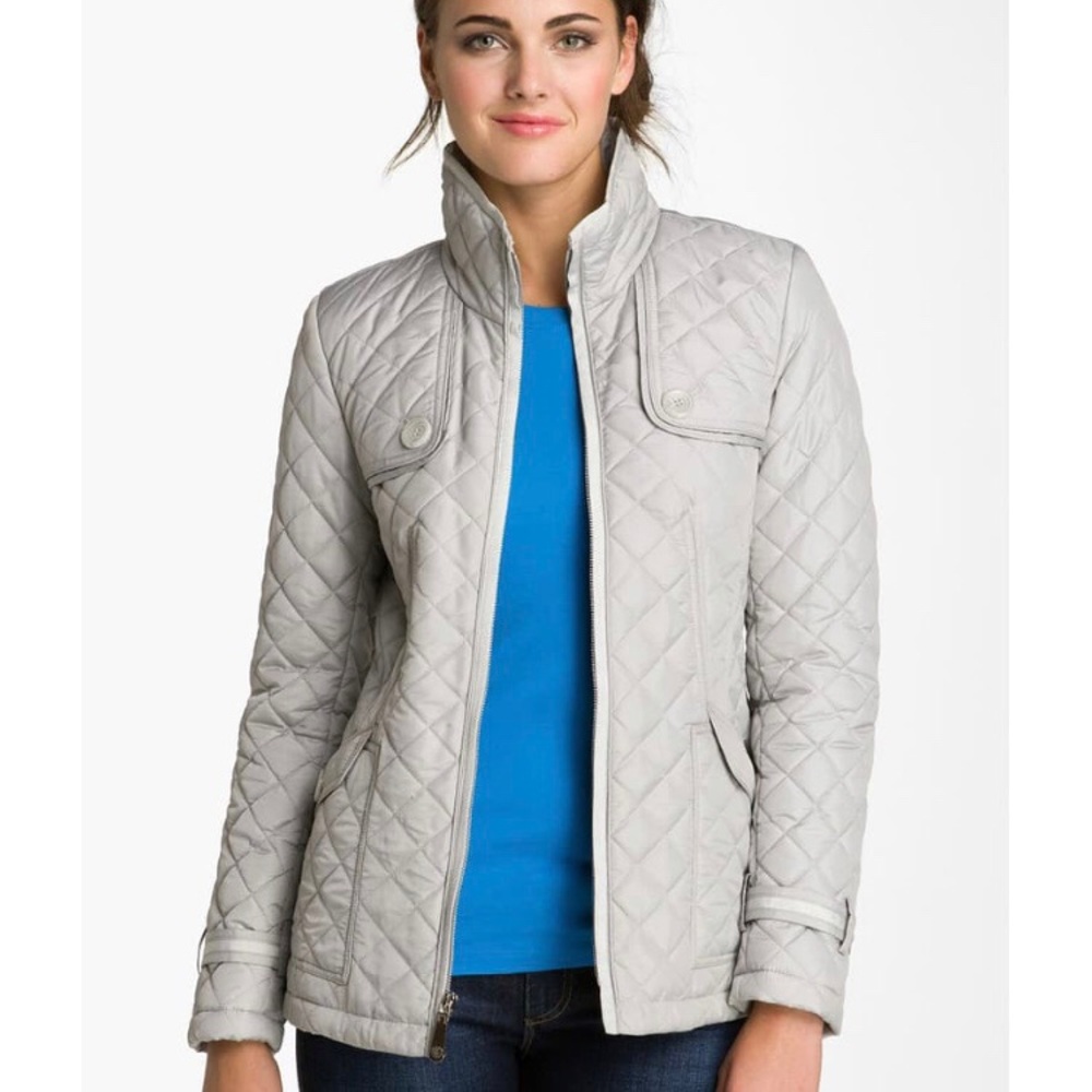 Vince Camuto Quilted Belted Jacket